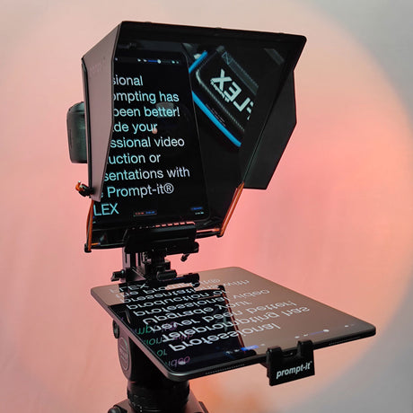 Prompt-it® FLEX 2-in-1 Teleprompter On-stage / On-camera with Mount