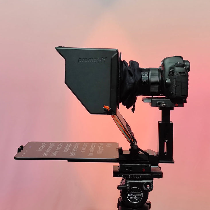 Prompt-it® FLEX 2-in-1 Teleprompter On-stage / On-camera with Mount