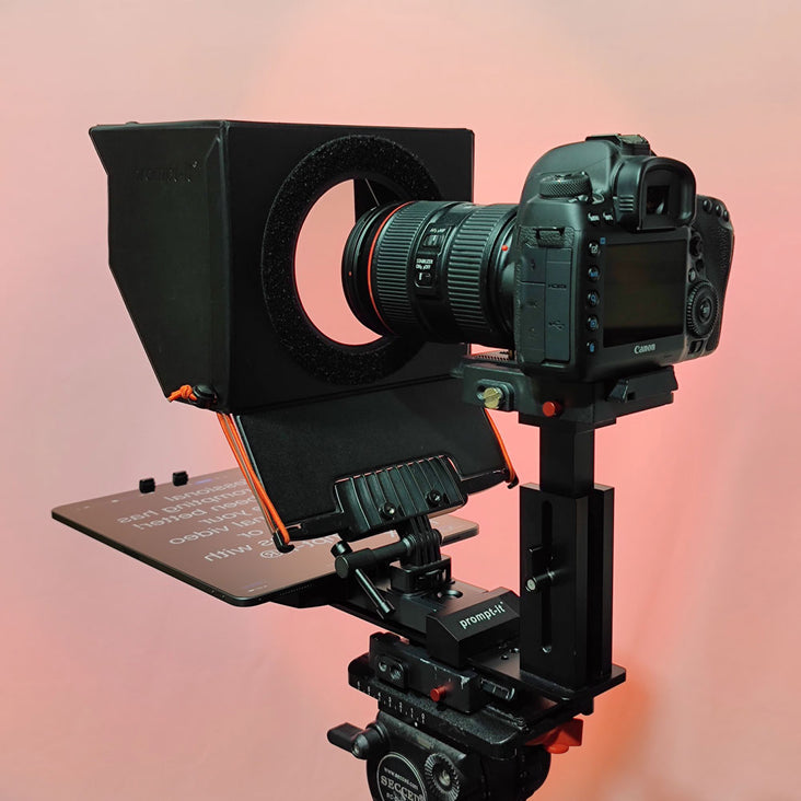 Prompt-it® FLEX 2-in-1 Teleprompter On-stage / On-camera with Mount