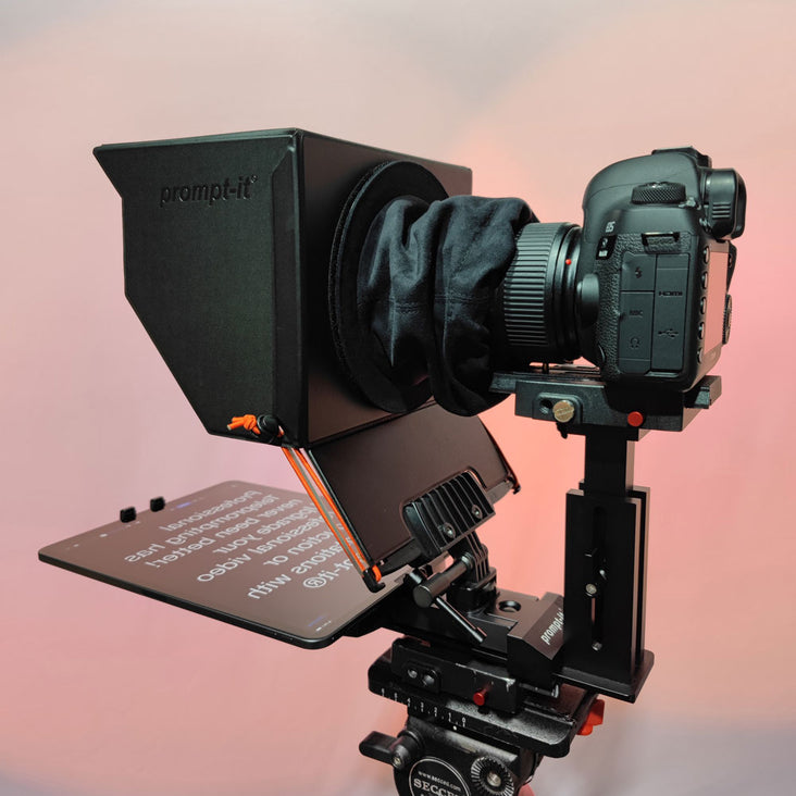 Prompt-it® FLEX 2-in-1 Teleprompter On-stage / On-camera with Mount