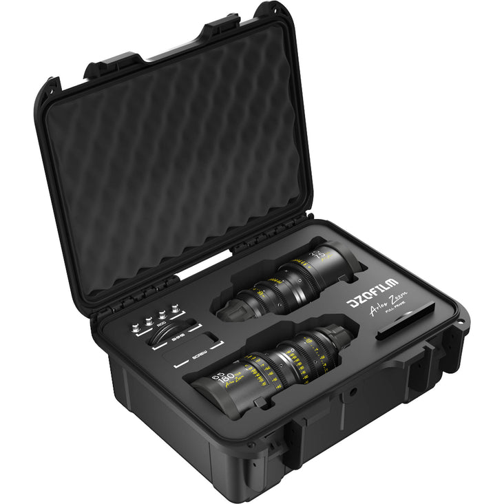 DZOFilm Arles Zoom 25-75/65-180mm FF Twin Lens Kit with Protective Case