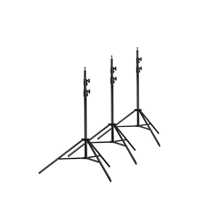 3-Pack 280cm Heavy Duty Light Stands - Bundle