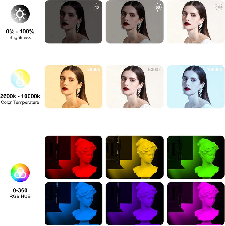 Pixel Professional K80C RGB LED Video Light