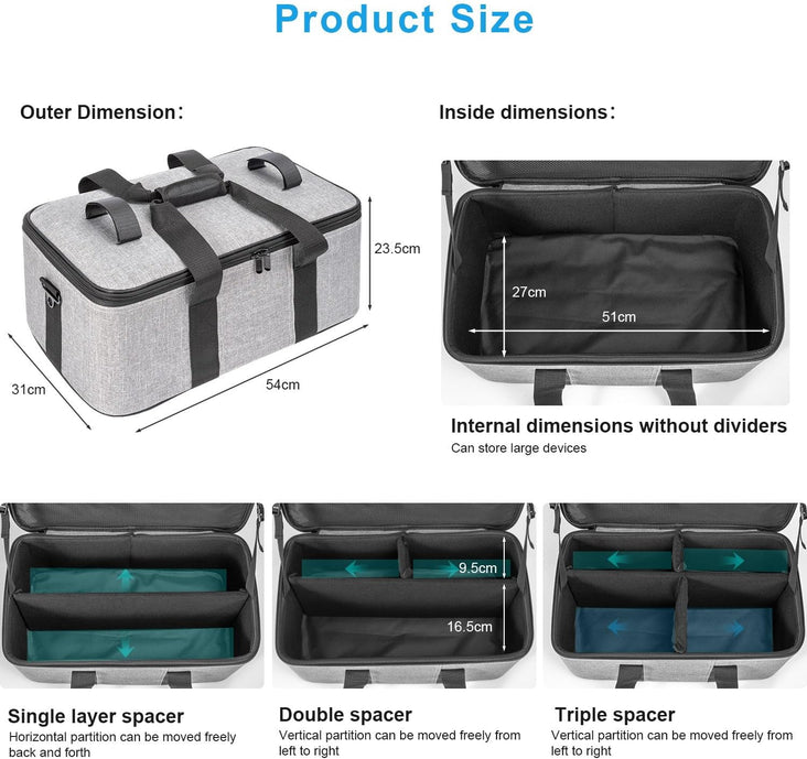 Fomito S20 27L Light Case for Aputure 100D/S, 100X/S, 200D/S, 200X/S or Godox ML60