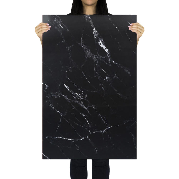Flat Lay Instagram Backdrop - 'Queens Park' Grey Marble (56cm x 87cm)