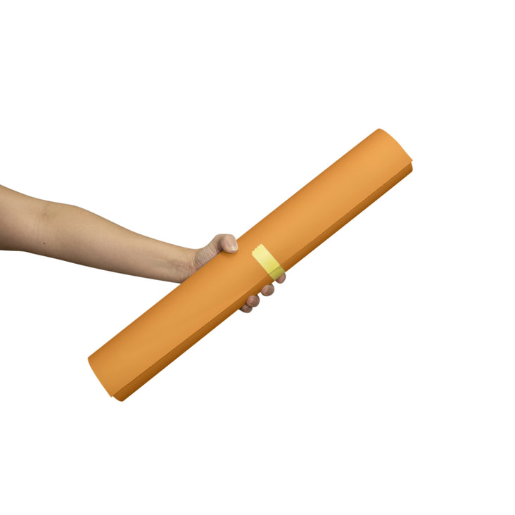 Spectrum 50cm Non Reflective Seamless Paper Roll Backdrop Offcuts - Tangerine Dream Orange