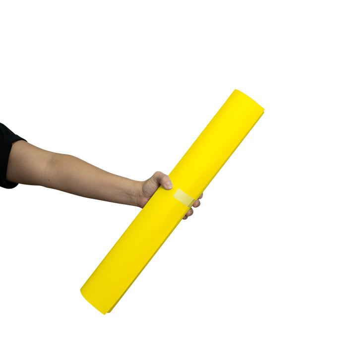 Spectrum 50cm Non Reflective Seamless Paper Roll Backdrop Offcuts - Queen Bee Yellow