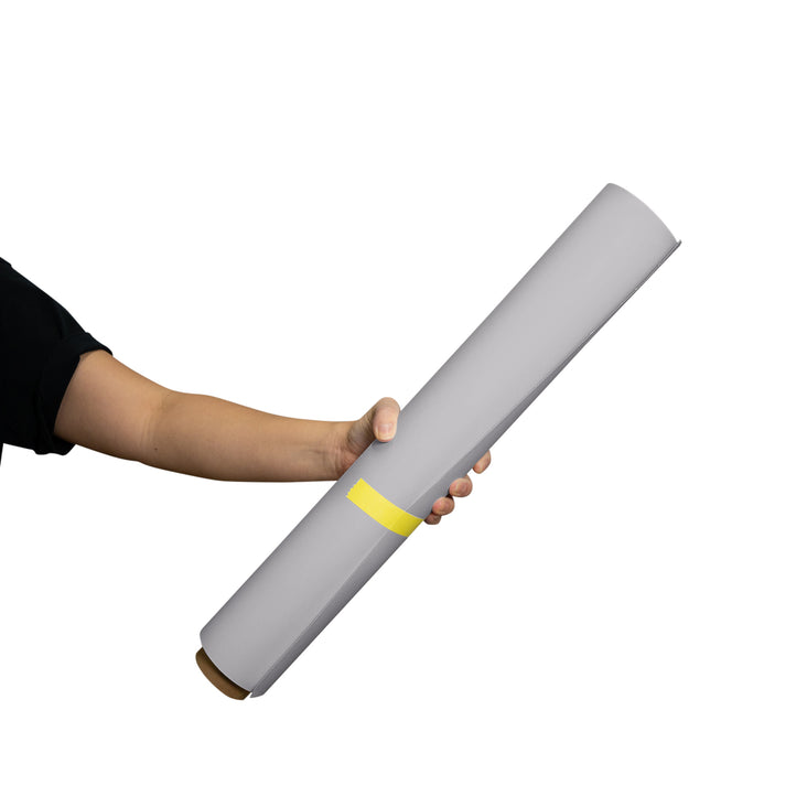 Spectrum 50cm Non Reflective Seamless Paper Roll Backdrop Offcuts - Fine Ash Grey