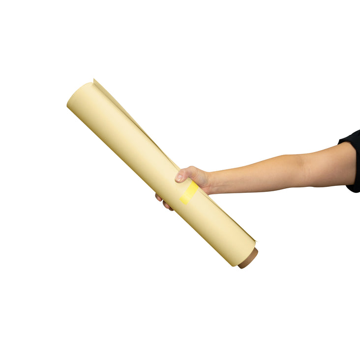 Spectrum 50cm Non Reflective Seamless Paper Roll Backdrop Offcuts - Vanilla Bean