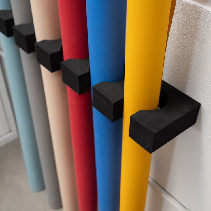 Paper Wall Rack Plastic Spectrum Foam Paper Roll Storage Rack for PVC / Paper Rolls – Hypop