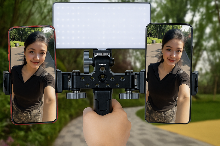 Fomito Z4T 1/4 Screw Mount for Vlogging & Live Streaming  (Mount Only)