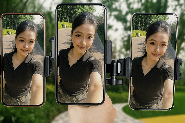 Fomito Z4T 1/4 Screw Mount for Vlogging & Live Streaming  (Mount Only)