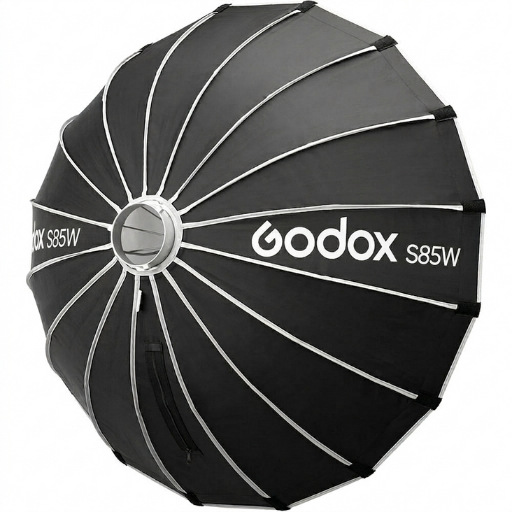 Godox S85W 85cm Quick Release Umbrella Softbox with Bowens Mount (White Interior)