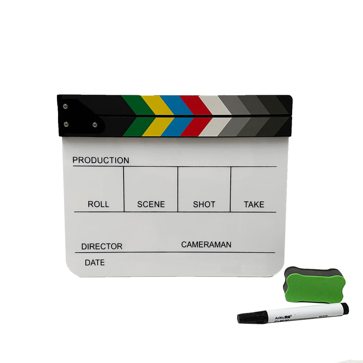 Director’s Acrylic Production Slate Clapperboard