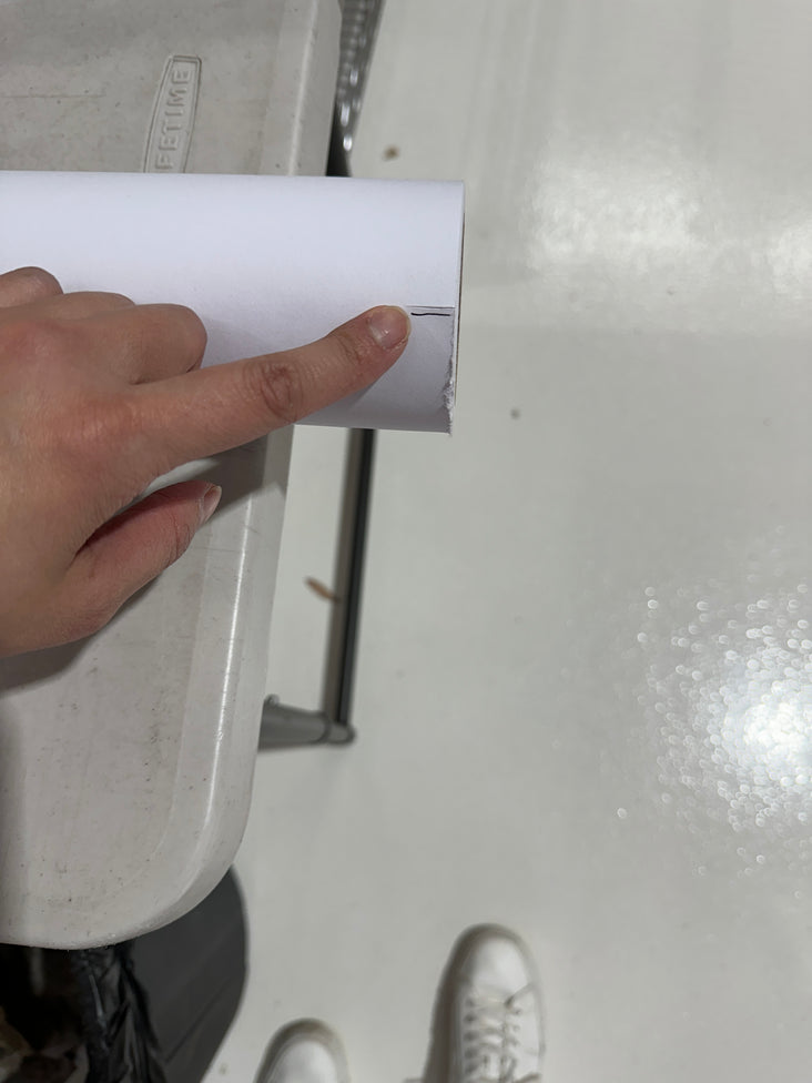 Spectrum Marshmallow White Paper Roll Photography Studio Backdrop Half Width (1.36x 10M) (DEMO STOCK)