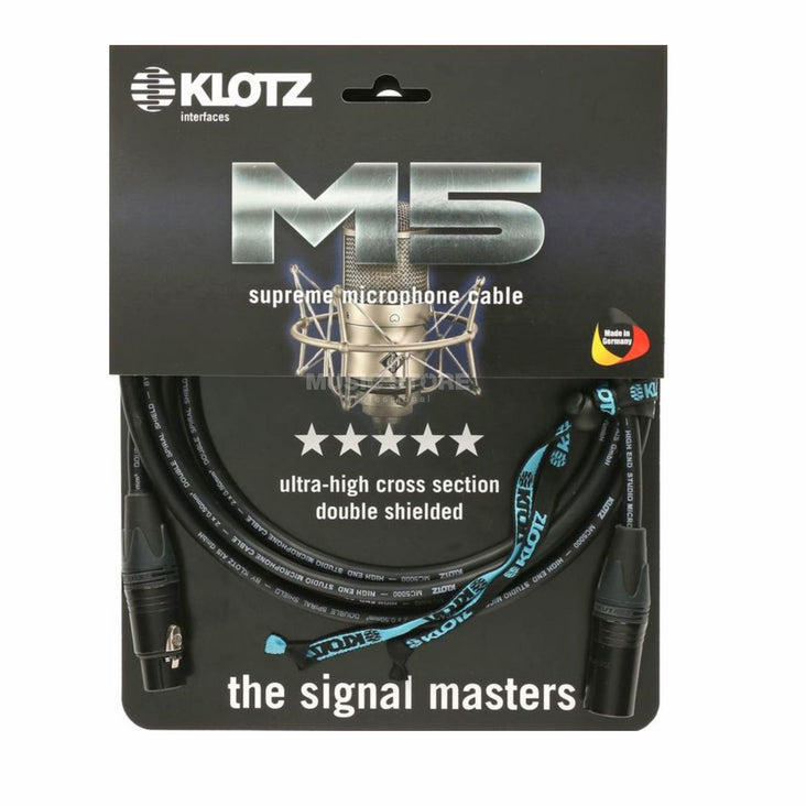Klotz M5 6m Supreme Microphone Cable