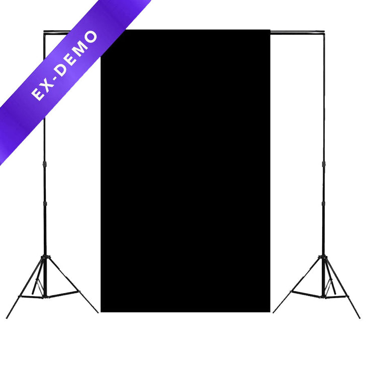 Spectrum Badabing Black Paper Roll Photography Studio Backdrop Half Width (1.36 x 10M) (DEMOS STOCK)