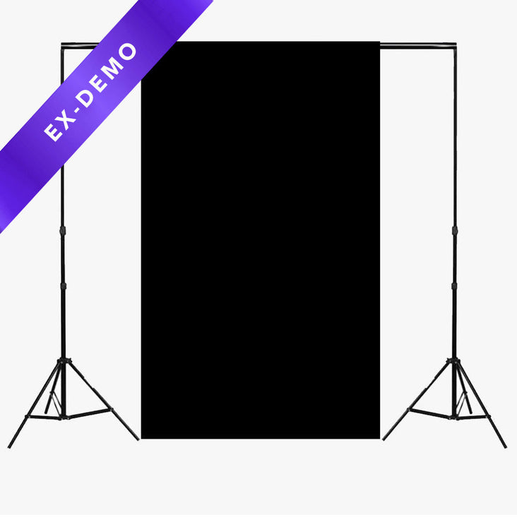 Spectrum Badabing Black Paper Roll Photography Studio Backdrop Half Width (Custom Cut 1.55 x 10M) (DEMOS STOCK)