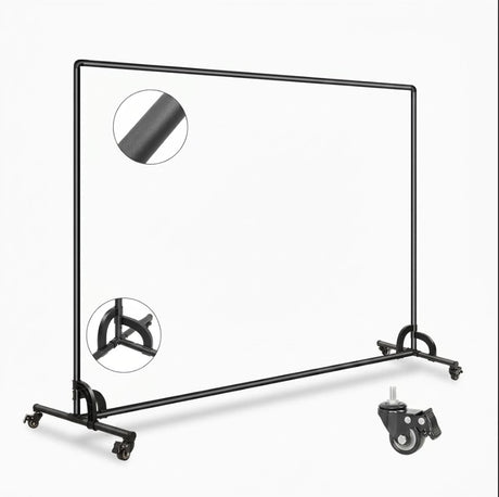 Movable 2.1m x 3m Green Screen Backdrop Kit with Castor Wheels