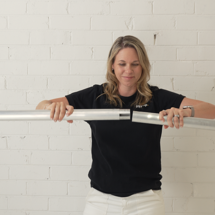 Spectrum Metal Inner 150cm Tube Crossbars for Backdrop Support System - (Single Set) (DEMO STOCK)