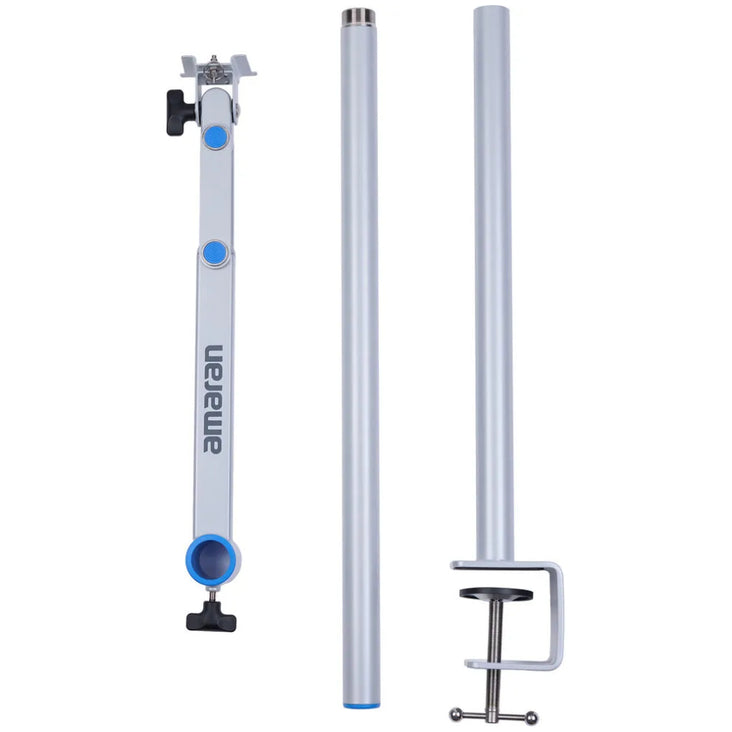Amaran Verge Desk Clamp Stand Silver