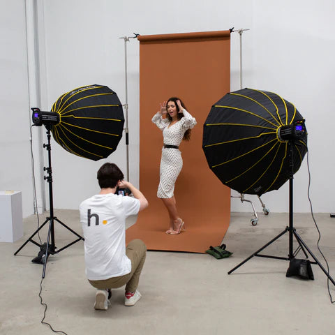 'Bare Nudes' Collection Half Length Photography Studio Paper Backdrop Set (1.36 x 10M)