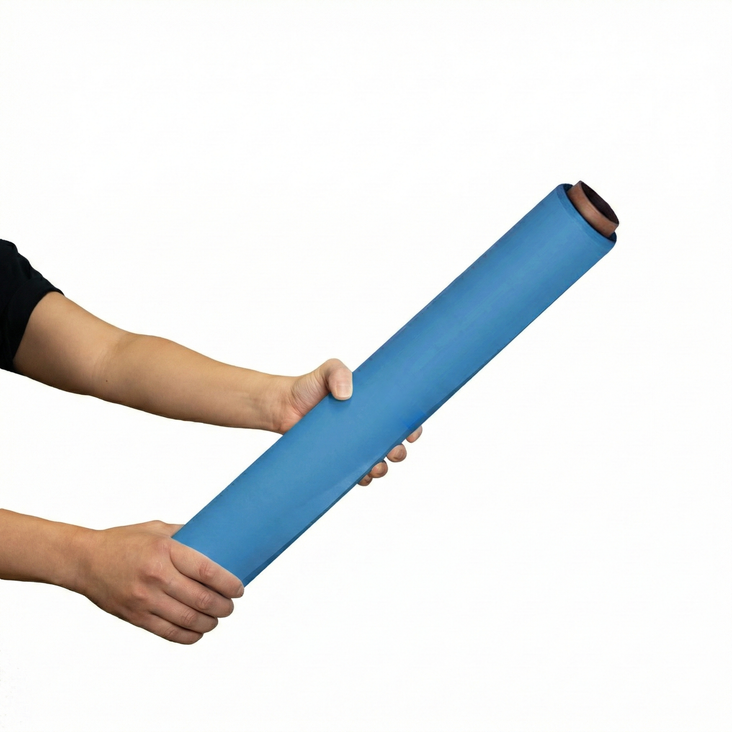 Spectrum 50cm Non Reflective Seamless Paper Roll Backdrop Offcuts - Caribbean Sky Blue