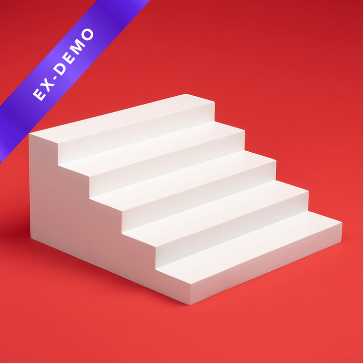 Spectrum White PRO.PROPS Styling Photography Stair Prop - Wide 5 Steps (DEMO)