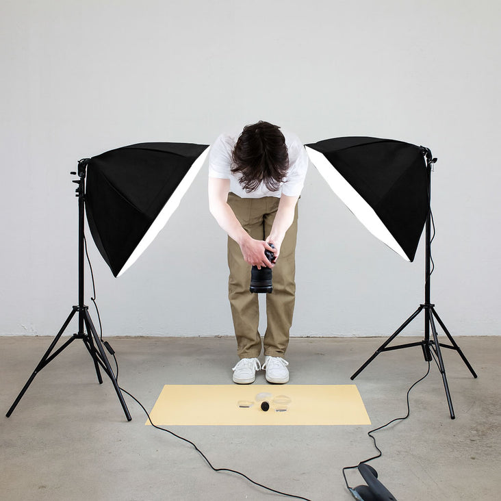 Directional Twin 2 x 135W Octagon Softbox Lighting Kit