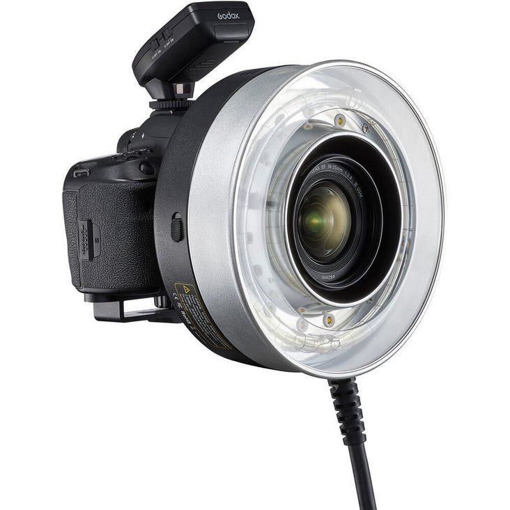 Dual Godox 2400P Zoom Flash Head with P2400 Power Pack, R2400 Ring Flash Head and 2x EC2400 Extension Cable for P2400 (5M Length) - Bundle