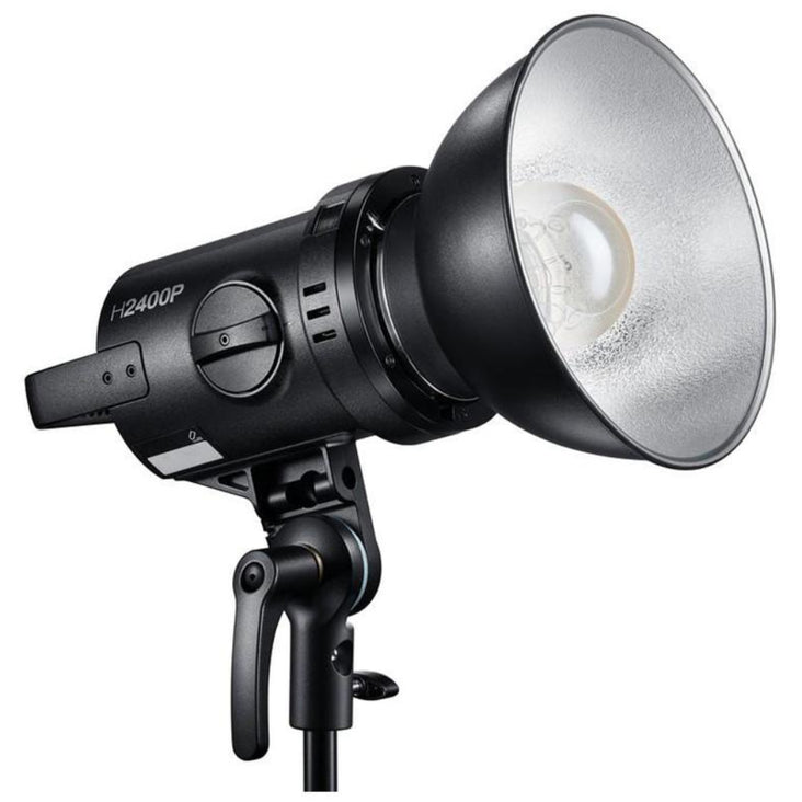 Dual Godox 2400P Zoom Flash Head with P2400 Power Pack, R2400 Ring Flash Head and 2x EC2400 Extension Cable for P2400 (5M Length) - Bundle