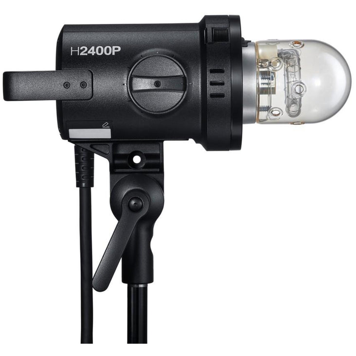 Dual Godox 2400P Zoom Flash Head with P2400 Power Pack, R2400 Ring Flash Head and 2x EC2400 Extension Cable for P2400 (5M Length) - Bundle