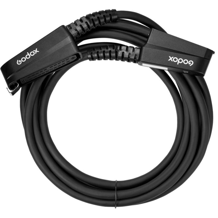 Dual Godox 2400P Zoom Flash Head with P2400 Power Pack, R2400 Ring Flash Head and 2x EC2400 Extension Cable for P2400 (5M Length) - Bundle