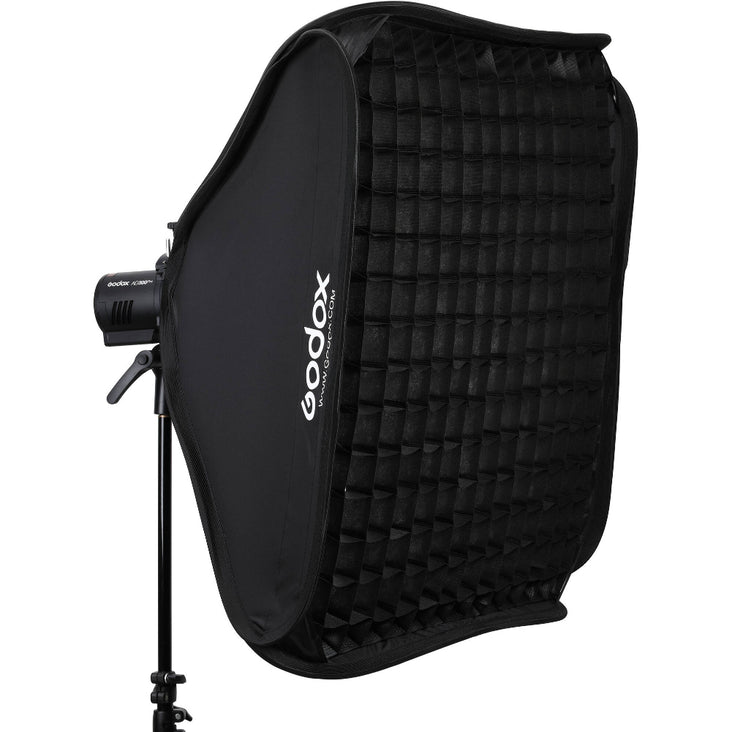Dual Godox AD200Pro II with 80x80cm Tulip Square Collapsible Softbox, LumiStand and Single X3 Wireless Flash Trigger - Bundle