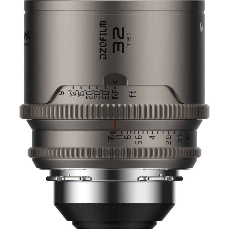 DZOFilm Arcana 32mm Anamorphic Prime Lens (ARRI PL, Titanium - Imperial)
