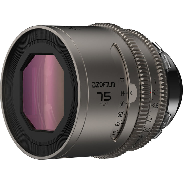 DZOFilm Arcana 75mm Anamorphic Prime Lens (ARRI PL, Titanium - Imperial)