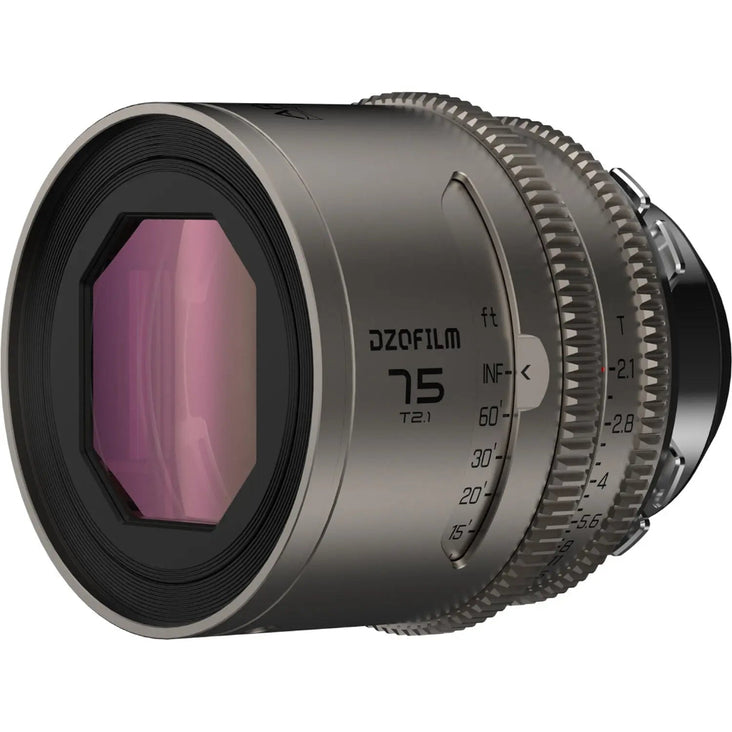 DZOFilm Arcana 75mm Anamorphic Prime Lens (ARRI PL, Titanium - Metric)