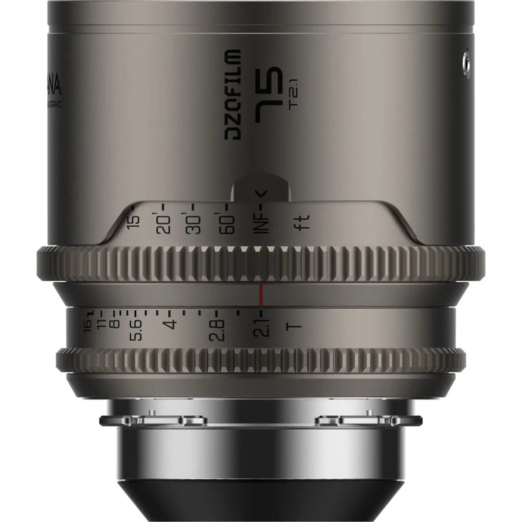 DZOFilm Arcana 75mm Anamorphic Prime Lens (ARRI PL, Titanium - Metric)