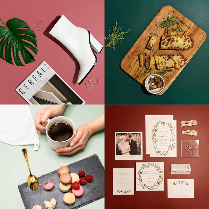Flat Lay Instagram Backdrop (56cm x 87cm) - Christmas - Bundle