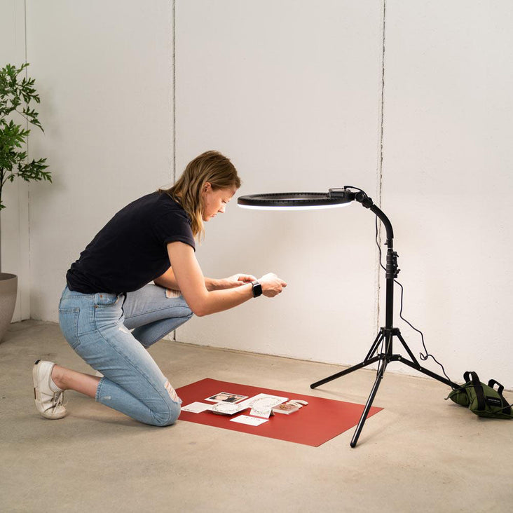 Flat Lay Instagram Backdrop (56cm x 87cm) - Valentine's Day - Bundle