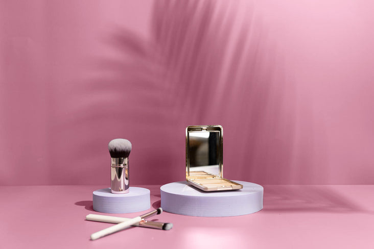 Flat Lay Instagram Backdrop - Dual 'Mellow Mauve' (56cm x 87cm)