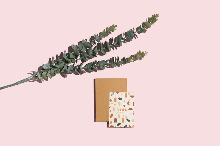 Flat Lay Instagram Backdrop - Dual 'Mellow Mauve' (56cm x 87cm)