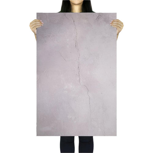 Flat Lay Instagram Backdrop - 'Camperdown' Textured Light Concrete (56cm x 87cm)