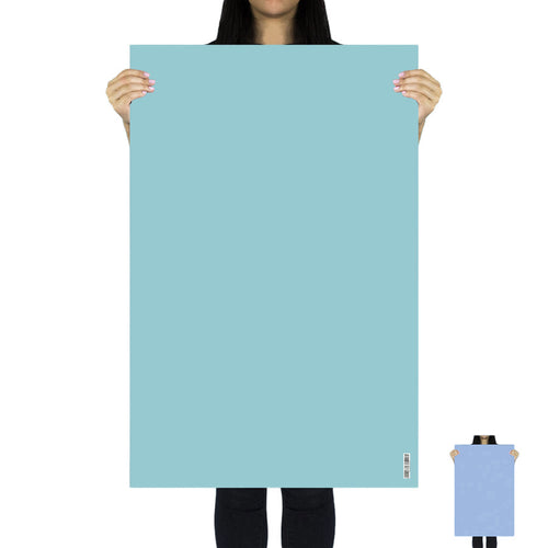 Flat Lay Instagram Backdrop - Duo 'Bahamas Blue' (56cm x 87cm)