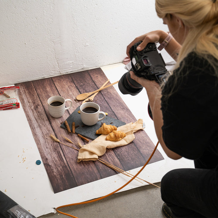 Flat Lay Instagram Backdrop (56cm x 87cm) - 'As Good As Wood' - Bundle