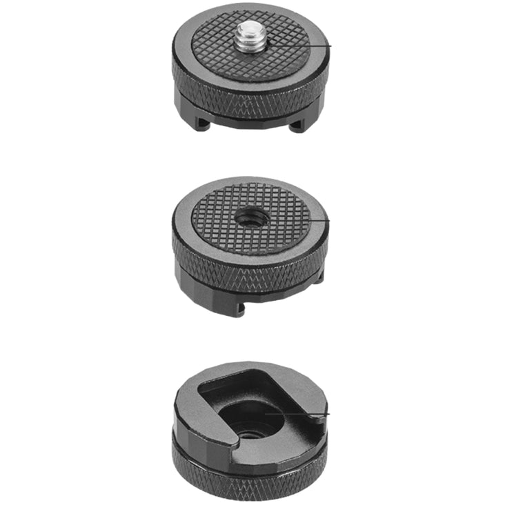 Fomito 1/4" Tripod Mount Adapter Screw with Hotshoe Mount