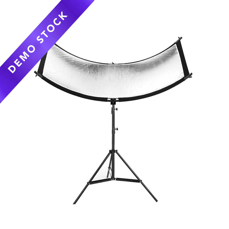 Fomito 70" Curved Reflector 4-in-1 Arclight Eyelighter for Studio Portrait Photography (Black/White/Gold/Silver) (DEMO STOCK)