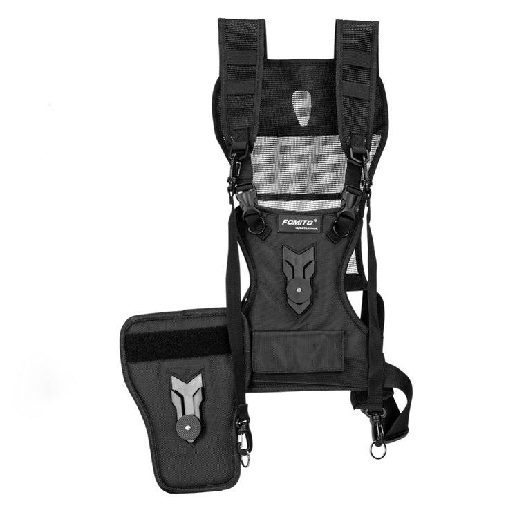 Fomito JD-SJ2 Dual Camera Harness Vest System for DSLR and Mirrorless Cameras
