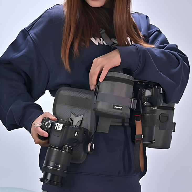 Fomito JD-SJ2 Dual Camera Harness Vest System for DSLR and Mirrorless Cameras