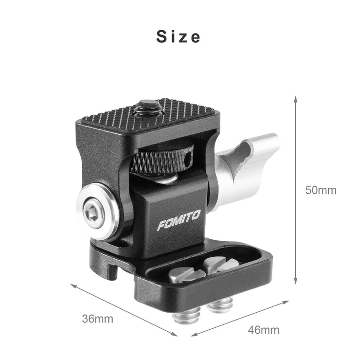 Fomito Z6 Damping Tilt Adjustable Monitor Mount with Dual Screws